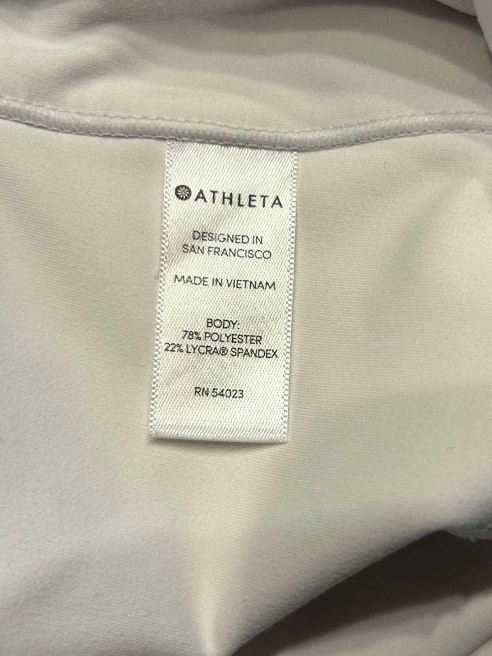 Athleta Women’s White Fearless Tadasana Chakra High Rise Leggings, Size Large - Picture 11 of 12